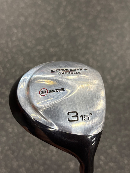 Vist Large View of Product Image Which is Used Ram CONCEPT+ OVERSIZE Mens Fairway Wood RH 3 Wood