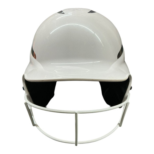 Vist Large View of Product Image Which is Used RIP-IT VISION CLASSIC Batting Helmet w/Mask White MD