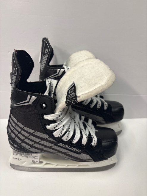 Vist Large View of Product Image Which is Used Bauer CHALLENGER SKATES Junior Hockey Skate Junior 01