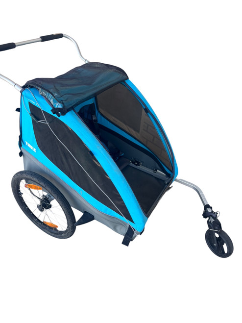 Vist Large View of Product Image Which is Used Thule COASTER XT TRAILER One-person Stroller Carolina Blue