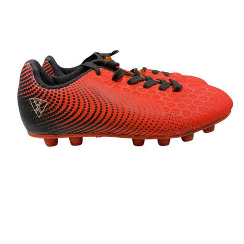 Vist Large View of Product Image Which is Used Soccer Cleats Orange Youth 13.0