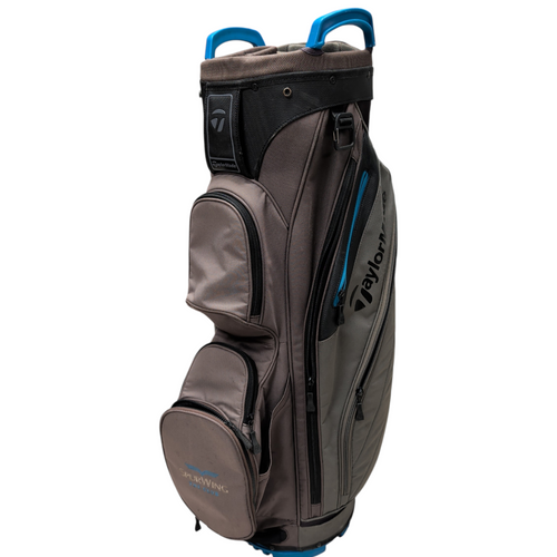 Vist Large View of Product Image Which is Used Taylormade 14 WAY Mens Golf Cart Bag Grey