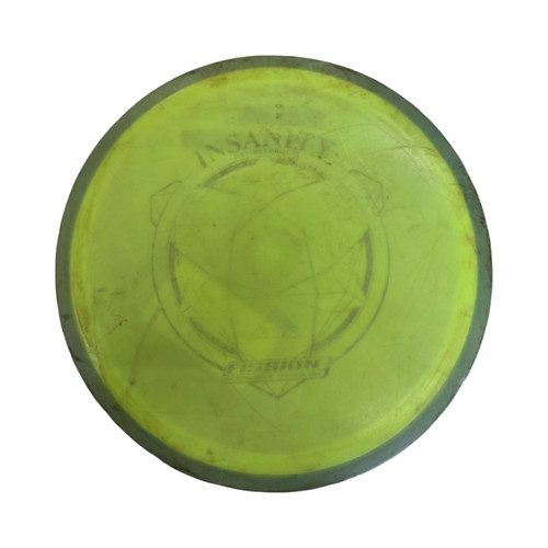Vist Large View of Product Image Which is Used Axiom FISSION INSANITY Disc Golf Driver Yellow