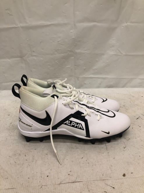 Vist Large View of Product Image Which is Used Nike Adult FB Cleats White Senior 10.5