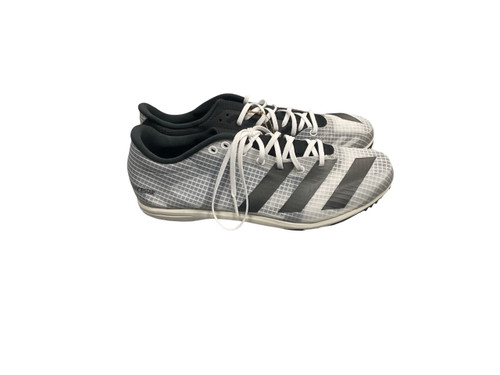 Vist Large View of Product Image Which is Used Adidas Track & Field Cleats Adult Grey Senior 10