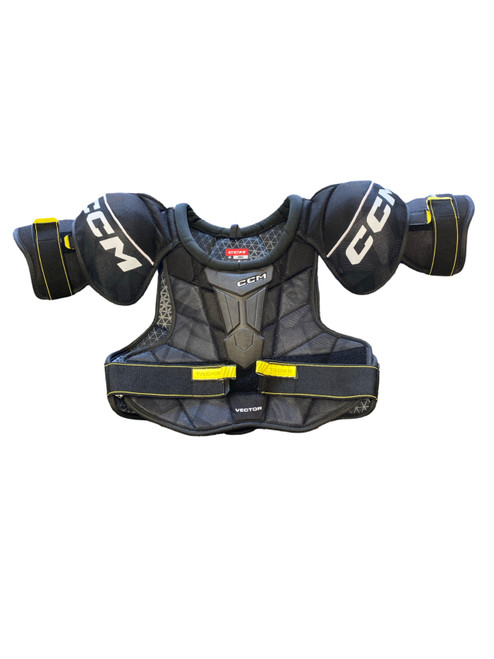 Vist Large View of Product Image Which is Used CCM VECTOR Senior Shoulder Pads SM