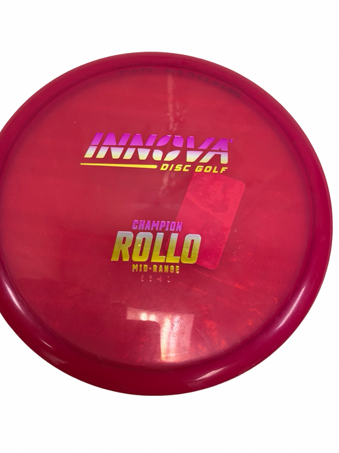 Vist Large View of Product Image Which is Used Innova CHAMPION ROLLO Disc Golf Mid Range Red 176g