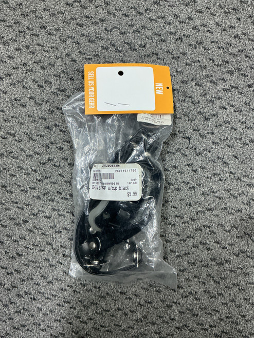 Vist Large View of Product Image Which is New CHIN STRAP w/cup black