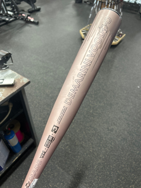 Vist Large View of Product Image Which is Used Demarini VOODOO BBCOR BB/SB High School -3 Bat 32"