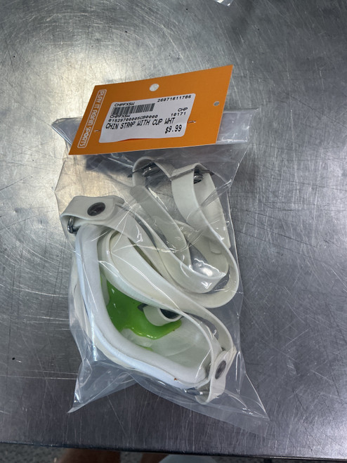 Vist Large View of Product Image Which is New CHIN STRAP WITH CUP WHT
