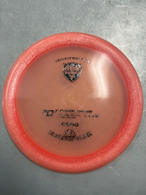 Vist Large View of Product Image Which is Used Discmania Inn. Tool BLIZZARD PD2 Disc Golf Driver Pink