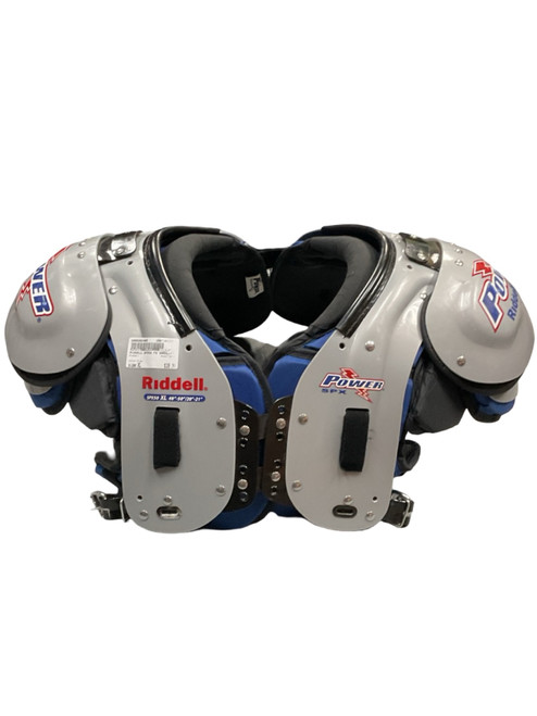 Vist Large View of Product Image Which is Used Riddell SPX50 FB Shoulder Pads Grey XL