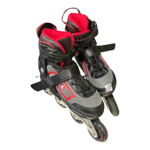 Vist Large View of Product Image Which is Used Airwalk ABEC-7 Senior Rec Fitness Skates Black Adjustable