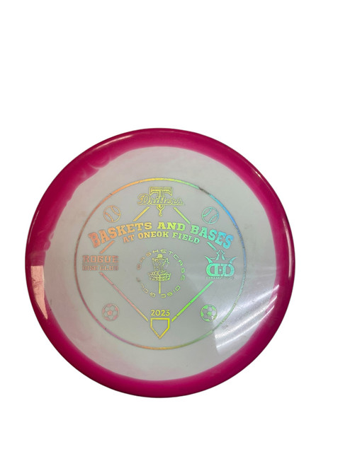Vist Large View of Product Image Which is Used Westside TOURNAMENT HARP Disc Golf Mid Range Pink 174g