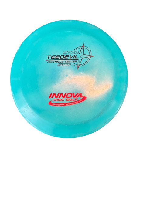 Vist Large View of Product Image Which is Used Innova STAR TEEDEVIL Disc Golf Driver Teal 175g