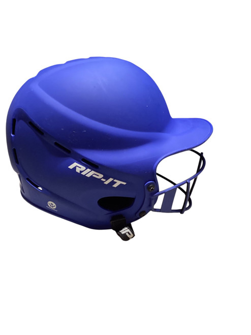 Vist Large View of Product Image Which is Used RIP-IT BH Batting Helmet w/Mask Royal Blue XS