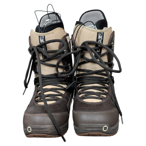 Vist Large View of Product Image Which is Used Burton MOTO Mens Snowboard Boots Brown Senior 9
