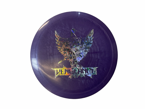 Vist Large View of Product Image Which is Used Legacy VENGEANCE Disc Golf Driver Purple