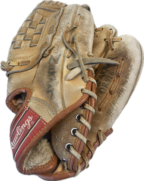 Vist Large View of Product Image Which is Used Rawlings OR916 Baseball Glove RH Throw Brown 10"