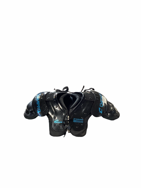 Vist Large View of Product Image Which is Used Champro SCORPION FB Shoulder Pads Black XXS