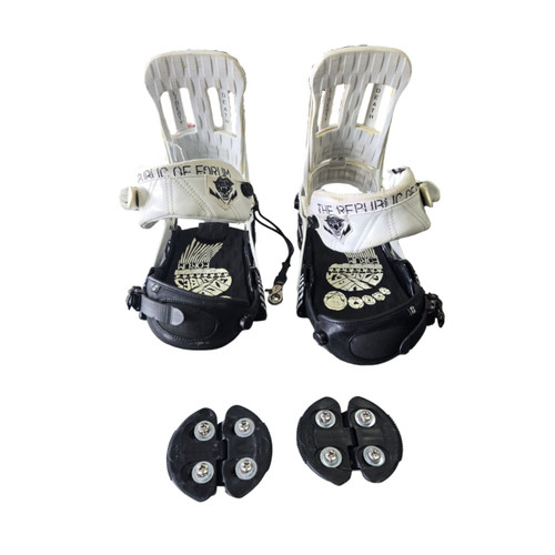 Vist Large View of Product Image Which is Used Forum REPUBLIC BINDINGS Mens Binding Only White LG