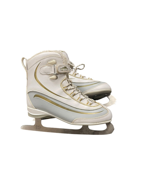 Vist Large View of Product Image Which is Used EVEREST FIGURES WomensFigure Skate White Senior 8