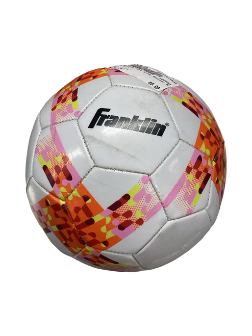 Vist Large View of Product Image Which is Used Franklin All Size Soccer Ball White 3