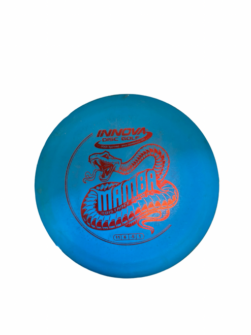 Vist Large View of Product Image Which is Used Innova MAMBA Disc Golf Driver Royal Blue