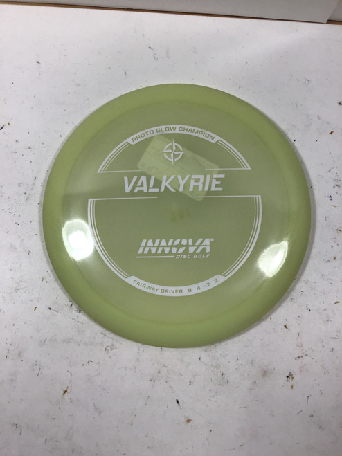 Vist Large View of Product Image Which is Used Innova CHAMPION VALKYRIE Disc Golf Driver White 167g