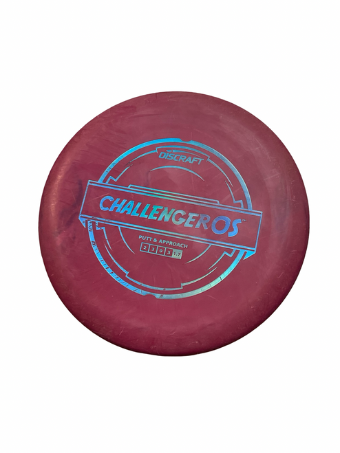 Vist Large View of Product Image Which is Used Discraft CHALLENGER OS Disc Golf Putter Maroon