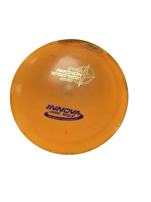 Vist Large View of Product Image Which is Used Innova STAR ARCHON Disc Golf Driver Orange