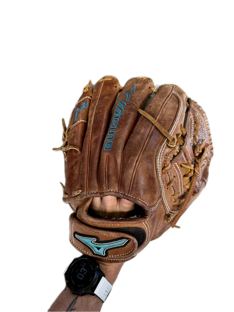 Vist Large View of Product Image Which is Used Mizuno CLASS ELITE FASTPITCH GLOVE RH Throw Fastpitch Gloves Brown 12 1/2"