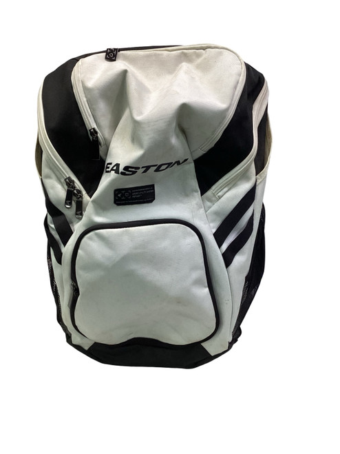 Vist Large View of Product Image Which is Used Easton 2  BAT BAG WHITE BB/SB Player Backpack White