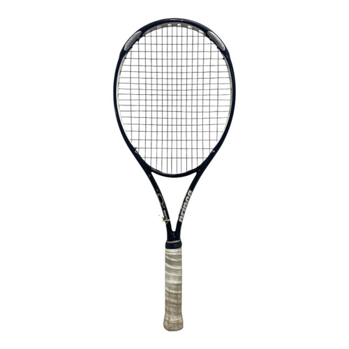 Vist Large View of Product Image Which is Used Prince O3 WHITE Adult Tennis Racquet White 4 5/8"