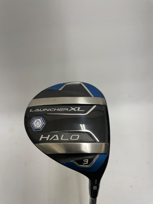 Vist Large View of Product Image Which is Used Cleveland LAUNCHER XL HALO Womens Fairway Wood LH 3 Wood