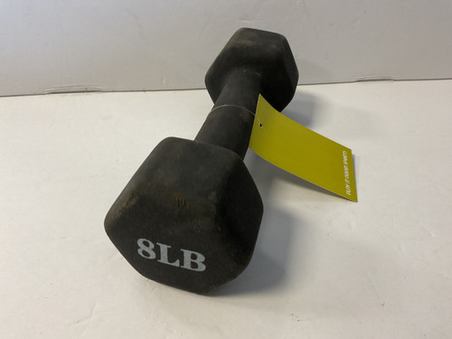 Vist Large View of Product Image Which is Used Neoprene Dumbbell Black 8 lb