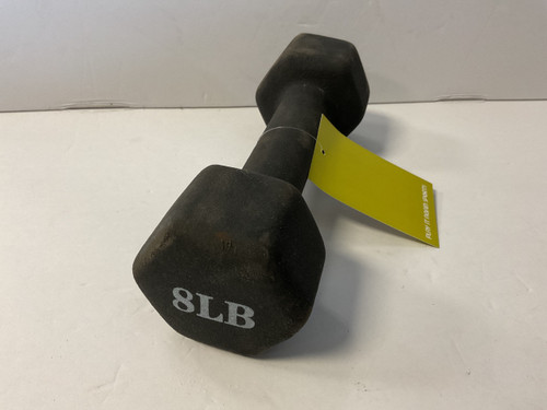 Vist Large View of Product Image Which is Used Neoprene Dumbbell Black 8 lb