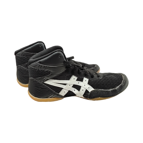 Vist Large View of Product Image Which is Used Asics Wrestling Shoes Black Junior 03.5