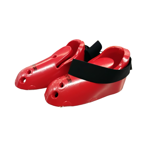 Vist Large View of Product Image Which is Used Century Martial Arts Foot Pads Red Senior