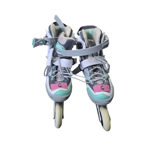 Vist Large View of Product Image Which is Used RollerDerby ELITE Q60 WMNS 6 REC SKATES Senior Rec Fitness Skates Grey Senior 6