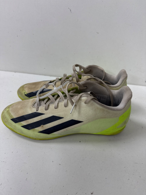 Vist Large View of Product Image Which is Used Adidas Soccer Indoor Shoes Yellow Senior 7.5