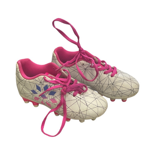 Vist Large View of Product Image Which is Used, Shine On Soccer Cleats, White, Youth 11.0