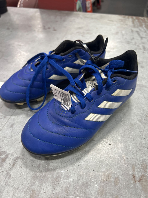Vist Large View of Product Image Which is Used Adidas Soccer Cleats Royal Blue Junior 02