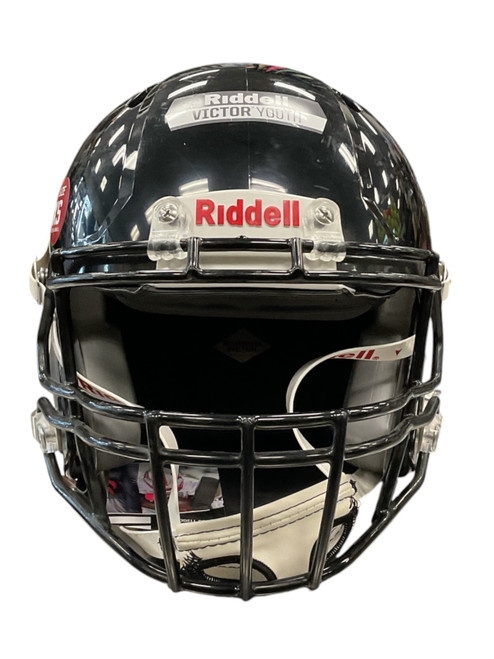 Vist Large View of Product Image Which is Used Riddell VICTOR FB Helmet Black XS/S
