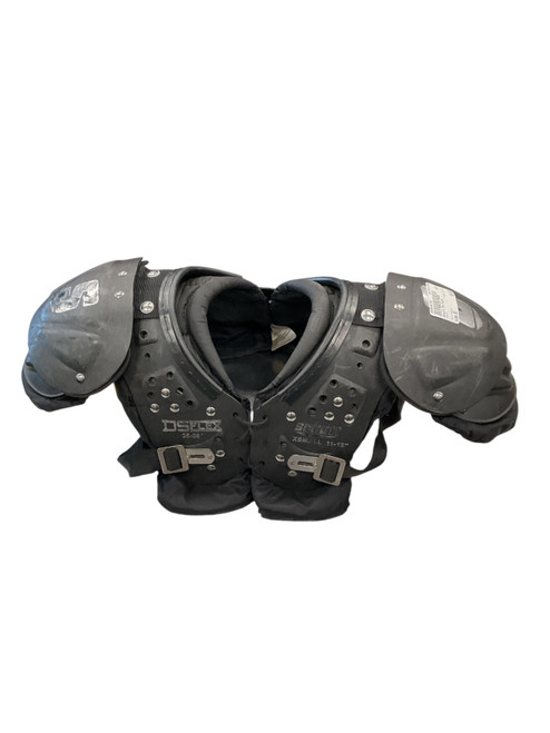 Vist Large View of Product Image Which is Used Schutt DS FLEX FB Shoulder Pads Black XS