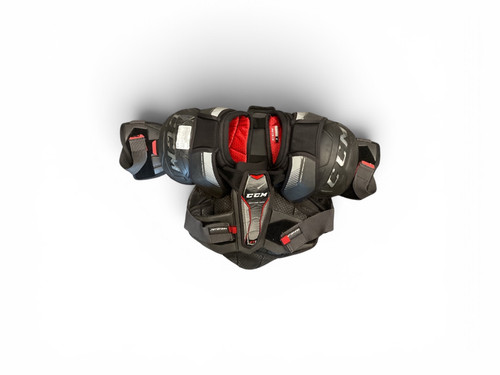 Vist Large View of Product Image Which is Used CCM JETSPEED FT1 JR LG SP Junior Shoulder Pads LG