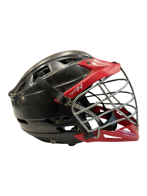 Vist Large View of Product Image Which is Used Cascade CPX-R M/L Lacrosse Helmet Black M/L