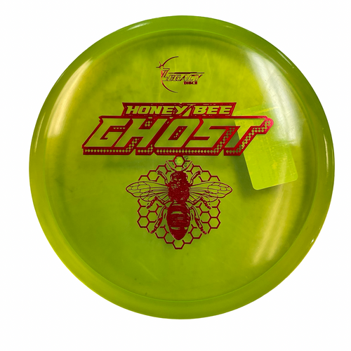 Vist Large View of Product Image Which is Used Legacy HONEY BEE GHOST Disc Golf Mid Range Yellow