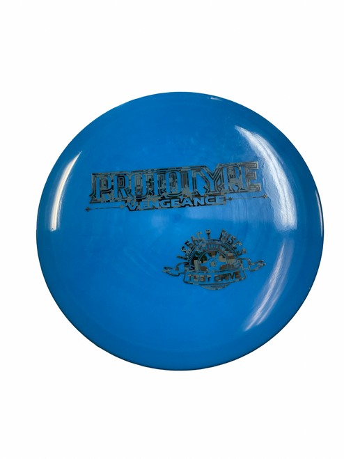 Vist Large View of Product Image Which is Used Legacy PROTOTYPE VENGEANCE Disc Golf Driver Royal Blue