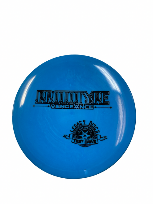 Vist Large View of Product Image Which is Used Legacy PROTOTYPE VENGEANCE Disc Golf Driver Royal Blue